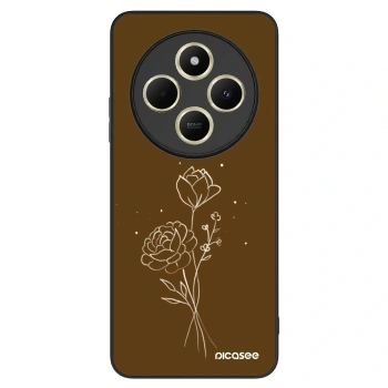 Obal pre Xiaomi Redmi 14C - Brown flowers