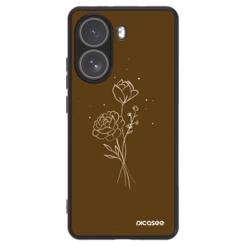 Obal pre Xiaomi Poco X7 - Brown flowers