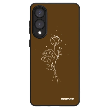 Obal pre Samsung Galaxy S25 Edge 5G - Brown flowers