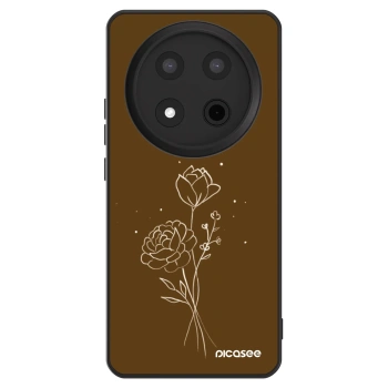 Obal pre Honor Magic7 Lite 5G - Brown flowers