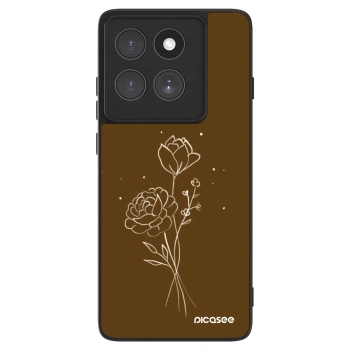 Obal pre Motorola Edge 60 Fusion - Brown flowers