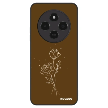Obal pre Xiaomi Poco C75 - Brown flowers