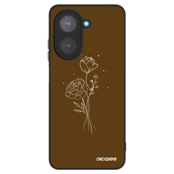 Obal pre Xiaomi Redmi A5 - Brown flowers