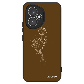 Obal pre Honor 400 5G - Brown flowers