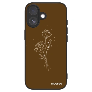 Picasee ULTIMATE CASE pro Apple iPhone 17 - Brown flowers