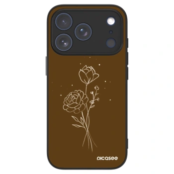 Picasee ULTIMATE CASE pro Apple iPhone 17 Pro - Brown flowers