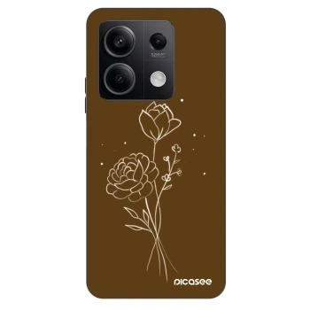 Obal pre Xiaomi Redmi Note 13 5G - Brown flowers