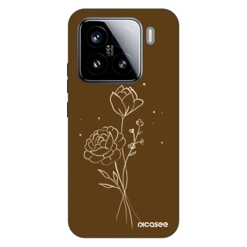 Obal pre Xiaomi 15 - Brown flowers