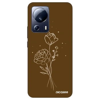 Obal pre Xiaomi 13 Lite - Brown flowers