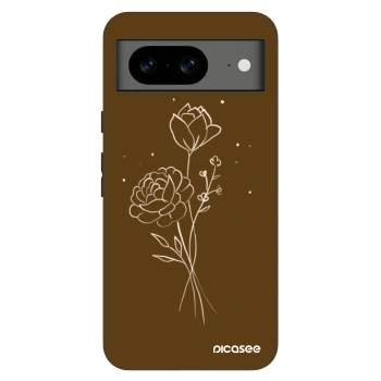 Obal pre Google Pixel 8 Pro - Brown flowers
