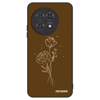 Obal pre OnePlus 13R 5G - Brown flowers