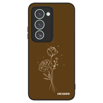 Obal pre Xiaomi Redmi 15 5G - Brown flowers