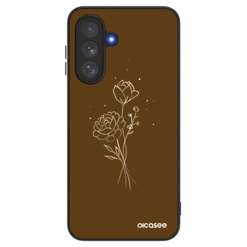 Picasee ULTIMATE CASE pro Samsung Galaxy A17 5G - Brown flowers