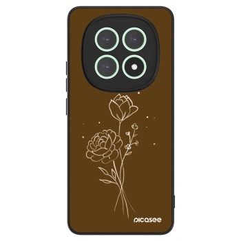 Obal pre Xiaomi Redmi Note 15 - Brown flowers