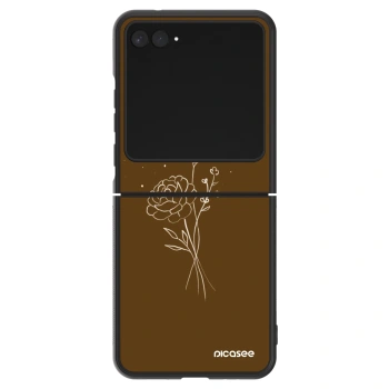 Obal pre Motorola Razr 60 - Brown flowers
