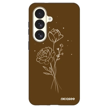 Obal pre Samsung Galaxy S26 - Brown flowers