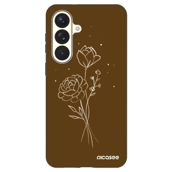 Obal pre Samsung Galaxy S26+ - Brown flowers