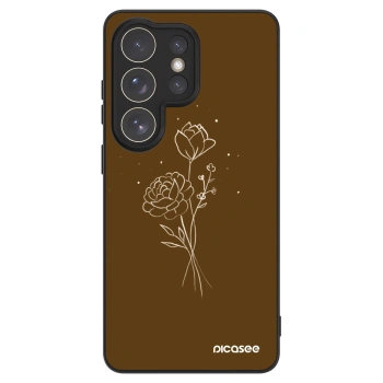 Picasee ULTIMATE CASE PowerShare pro Samsung Galaxy S26 Ultra - Brown flowers