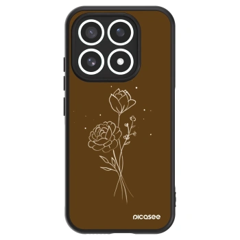 Picasee ULTIMATE CASE pro Xiaomi 17 - Brown flowers