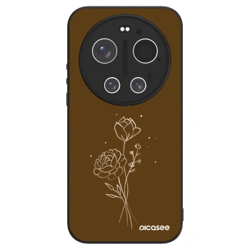 Obal pre Xiaomi 17 Ultra - Brown flowers