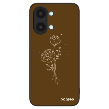 Obal pre Xiaomi Poco X8 Pro Max - Brown flowers