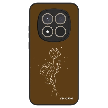 Picasee ULTIMATE CASE pro Xiaomi Redmi Note 15 Pro 5G - Brown flowers