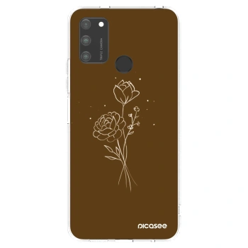Obal pre Honor 9A - Brown flowers