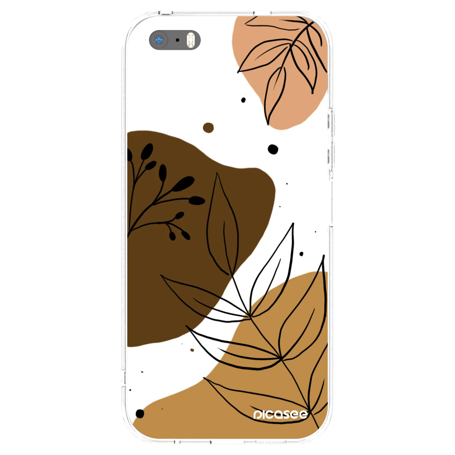 Picasee silikónový prehľadný obal pre Apple iPhone 5/5S/SE - Boho style