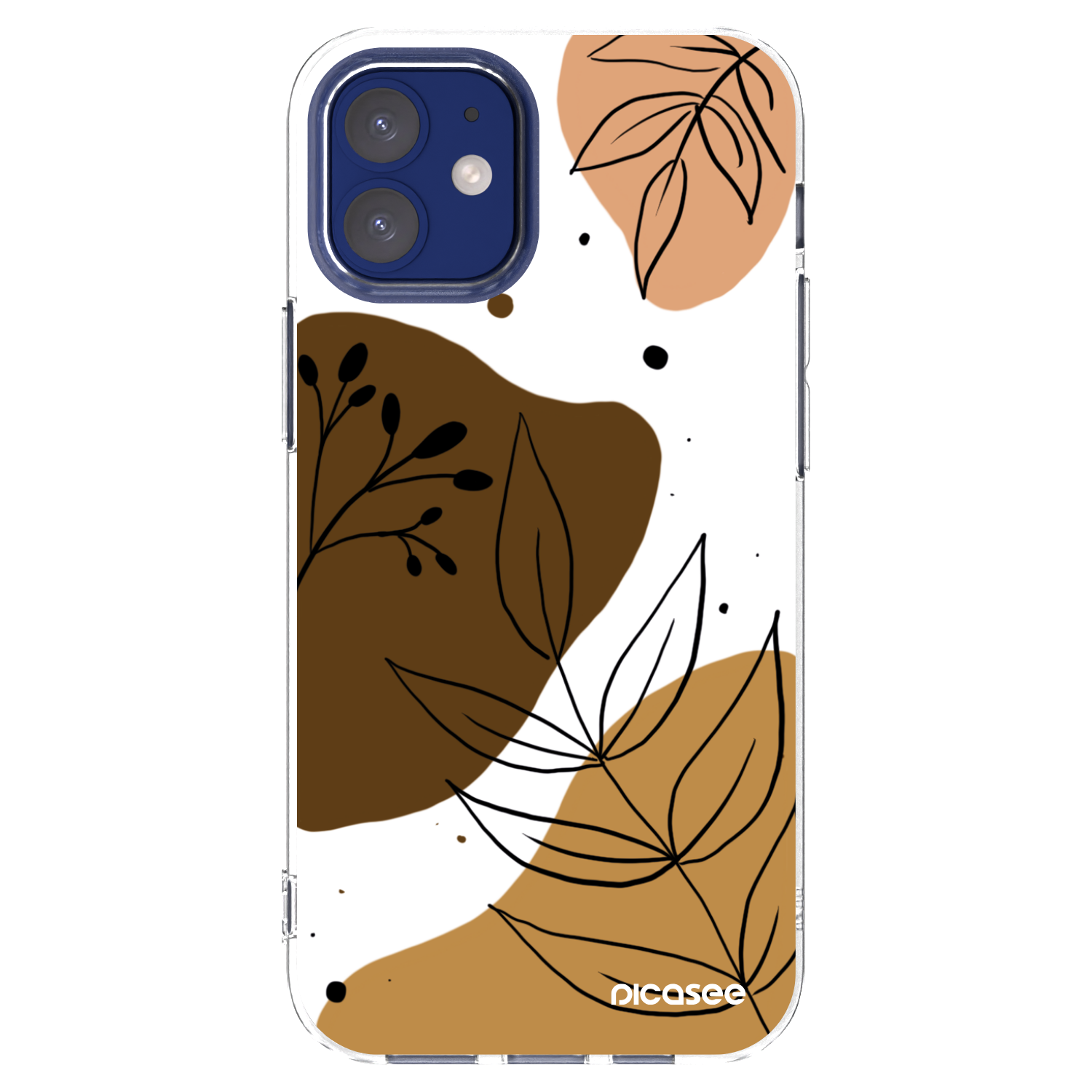 Picasee silikónový prehľadný obal pre Apple iPhone 12 mini - Boho style