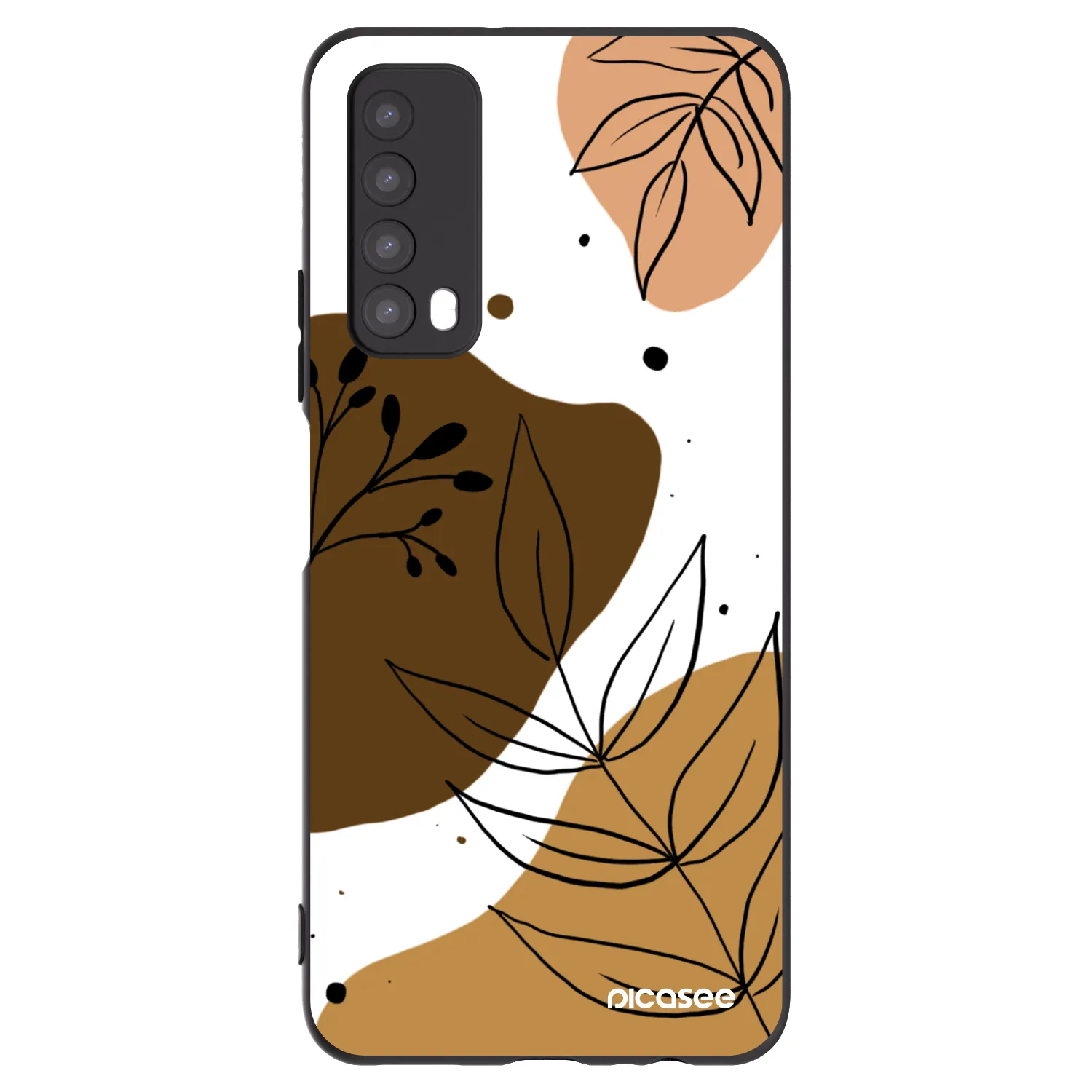 Picasee silikónový čierny obal pre Huawei P Smart 2021 - Boho style