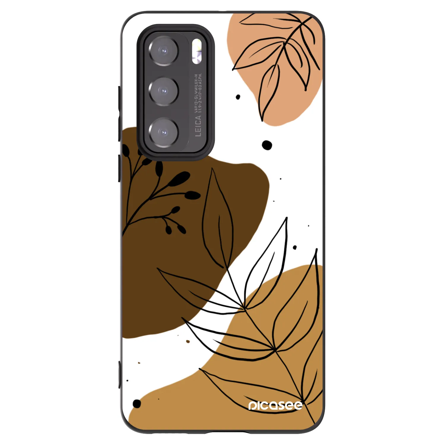 Picasee silikónový čierny obal pre Huawei P40 - Boho style