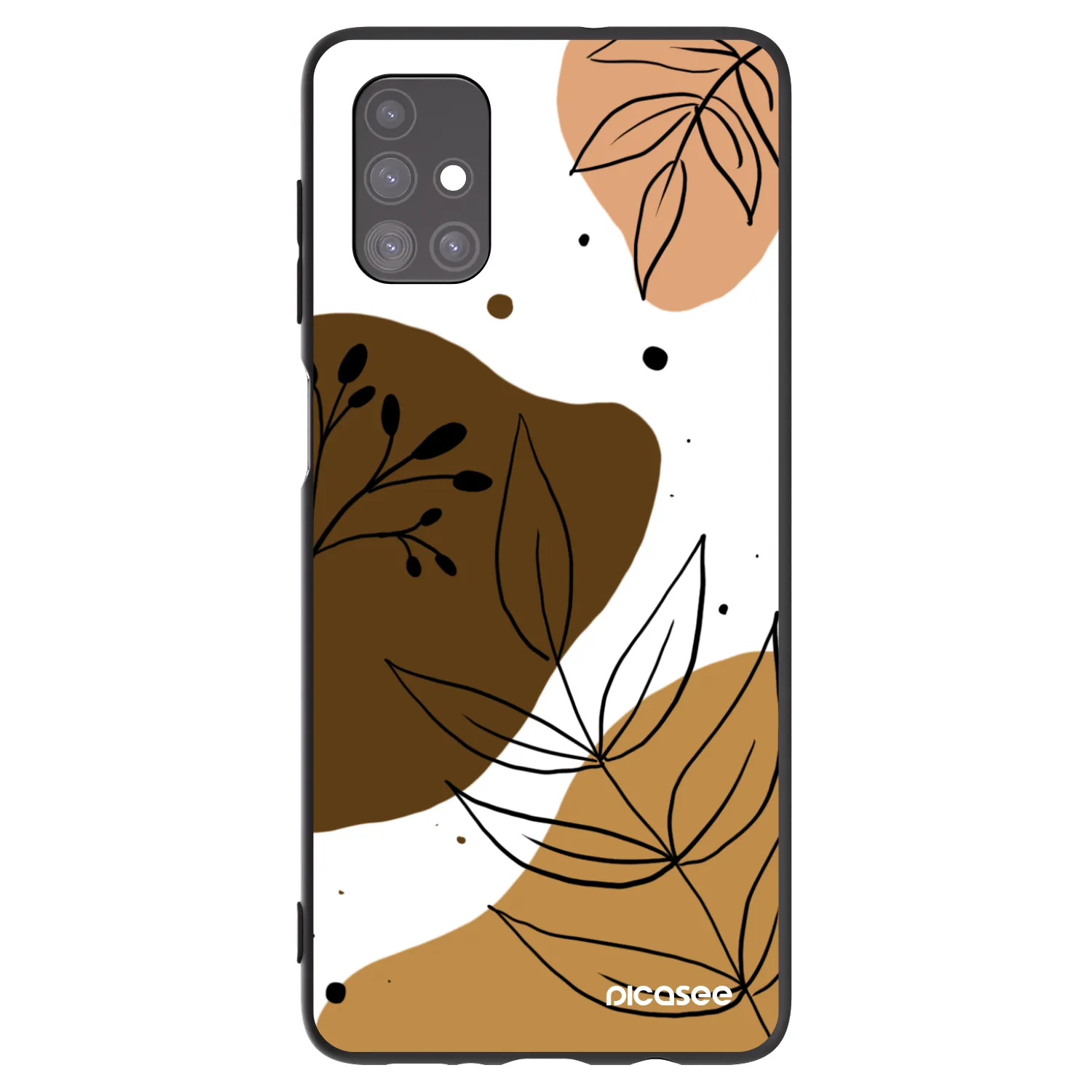 Picasee silikónový čierny obal pre Samsung Galaxy M51 M515F - Boho style