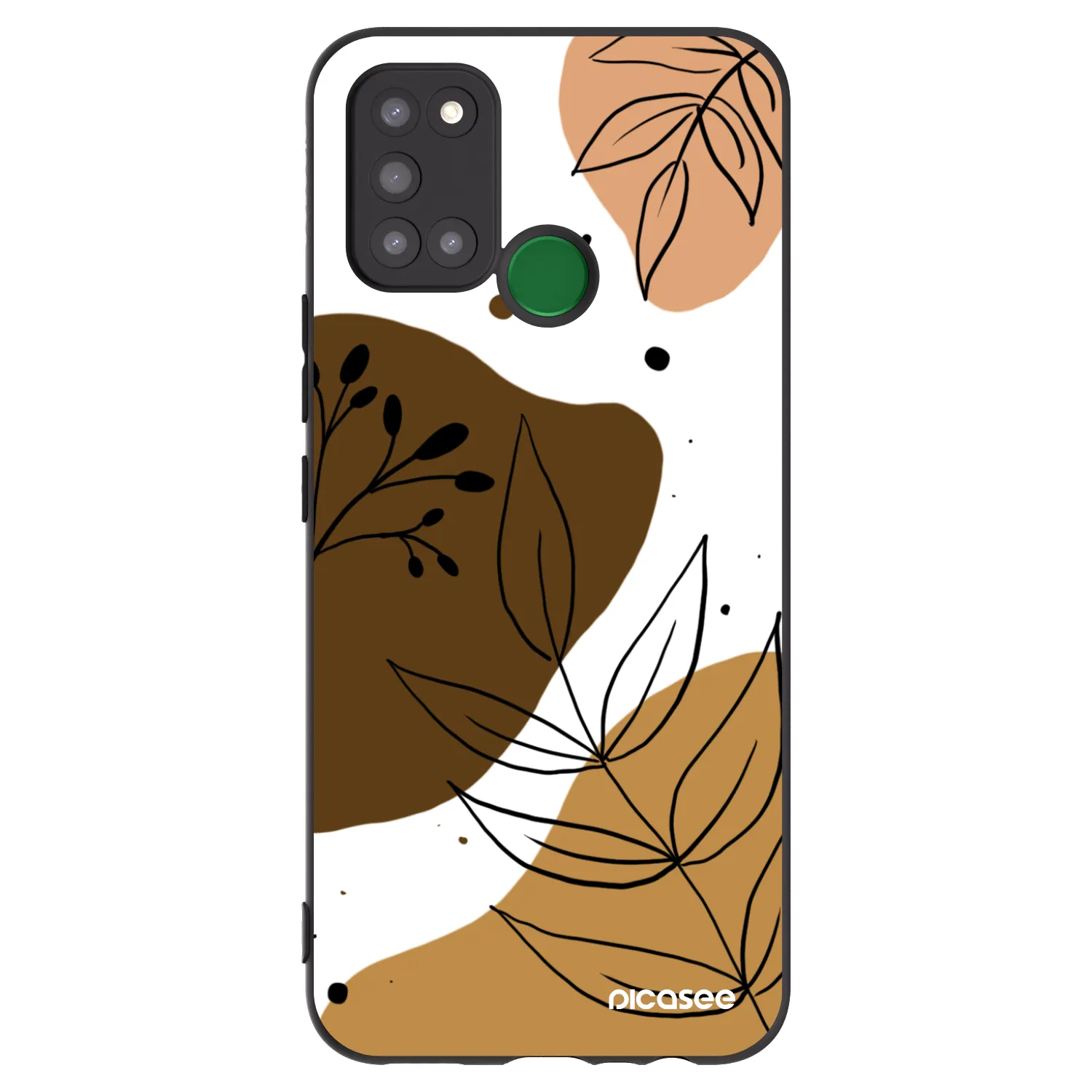 Picasee silikónový čierny obal pre Realme 7i - Boho style