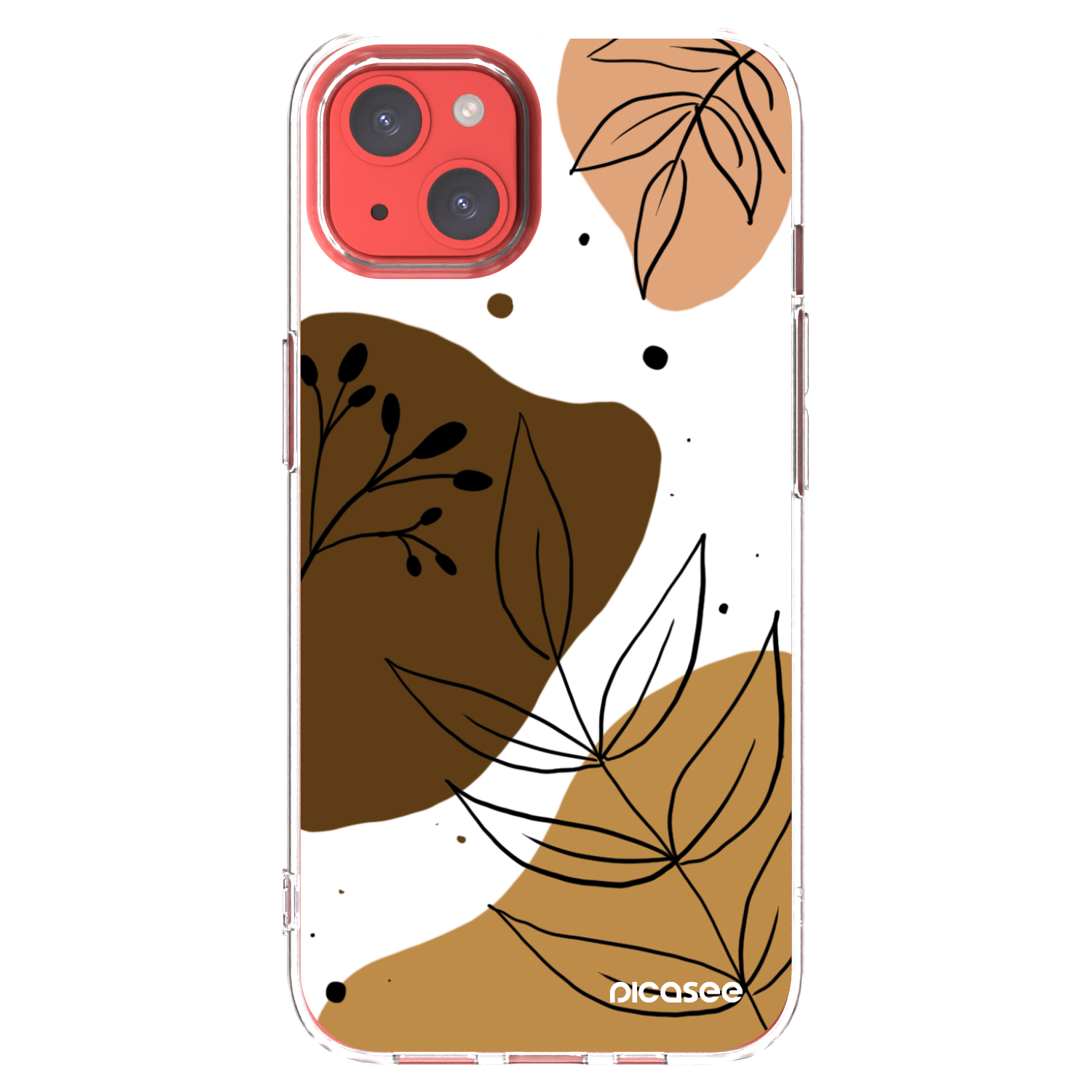 Picasee silikónový prehľadný obal pre Apple iPhone 13 - Boho style