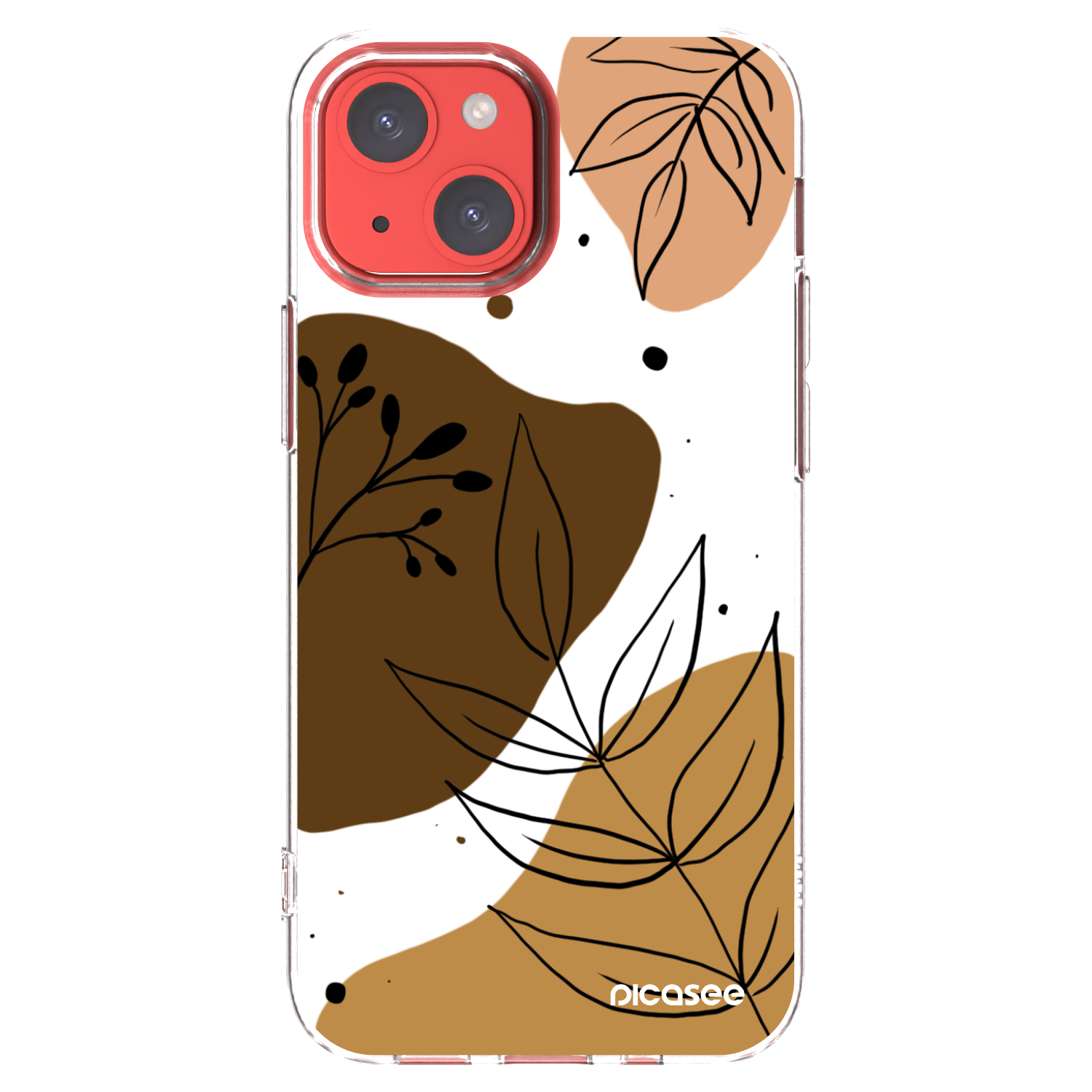 Picasee silikónový prehľadný obal pre Apple iPhone 13 mini - Boho style