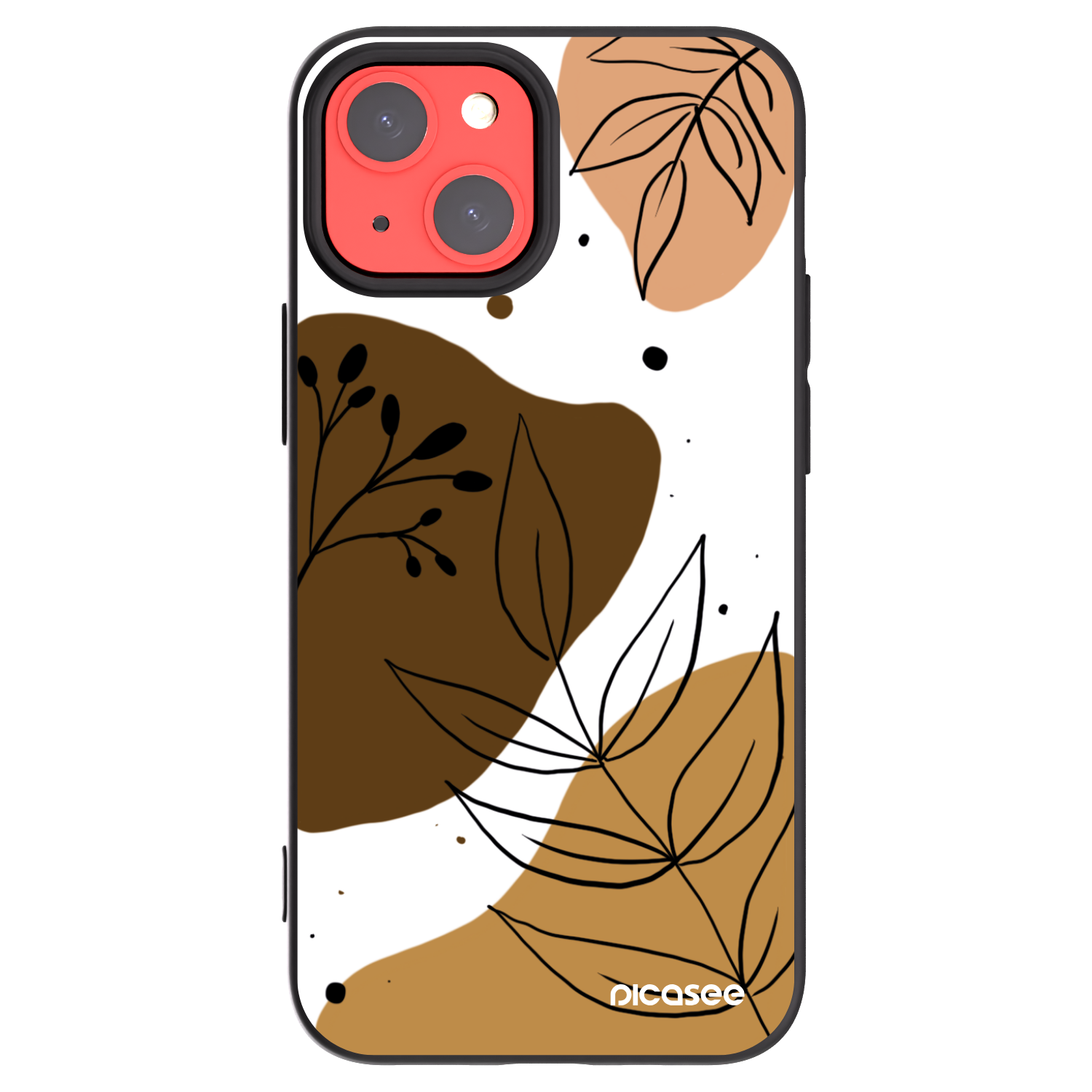 Picasee silikónový čierny obal pre Apple iPhone 13 mini - Boho style