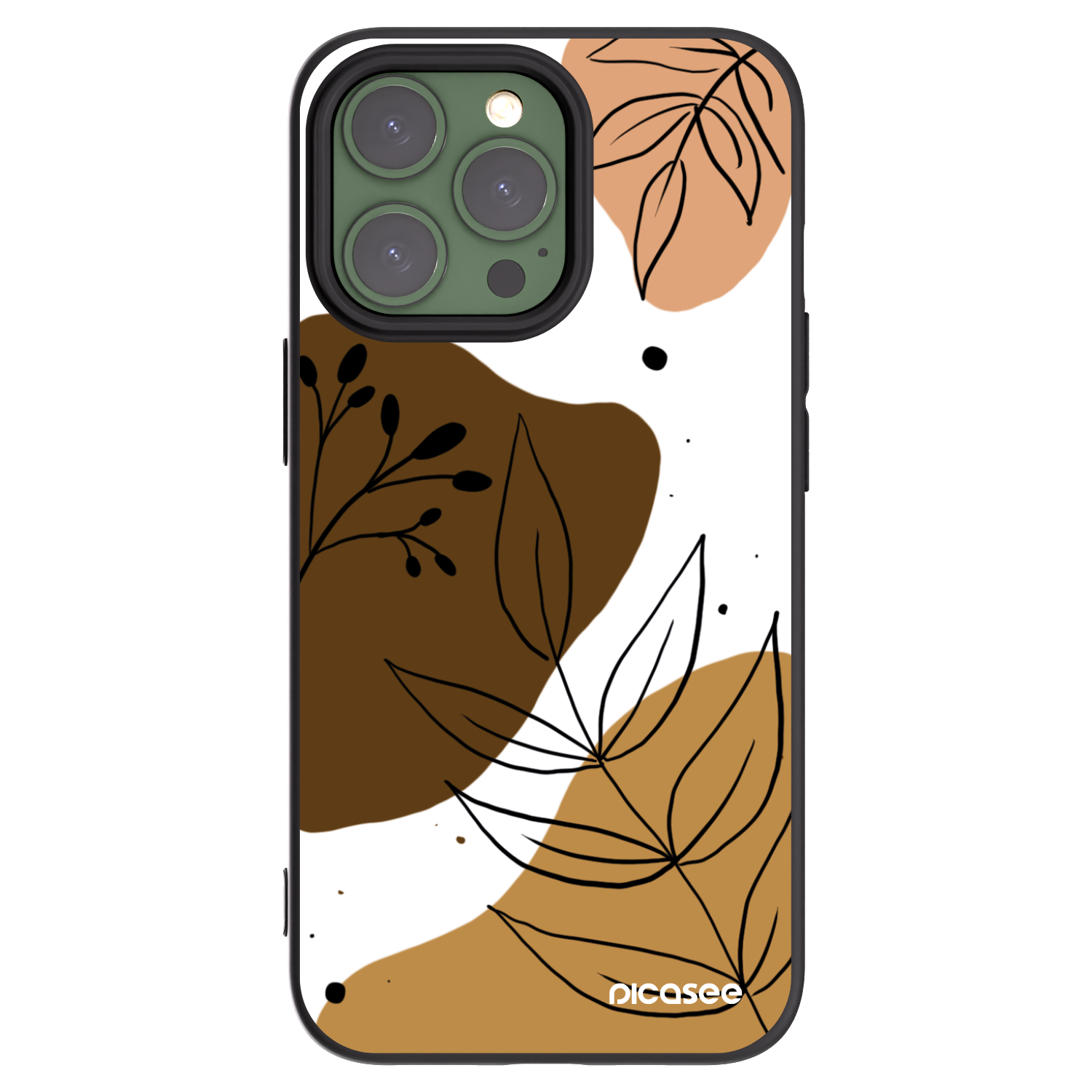 Picasee silikónový čierny obal pre Apple iPhone 13 Pro - Boho style