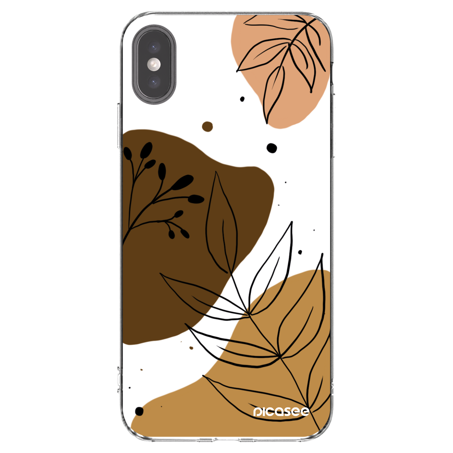 Picasee silikónový prehľadný obal pre Apple iPhone XS Max - Boho style