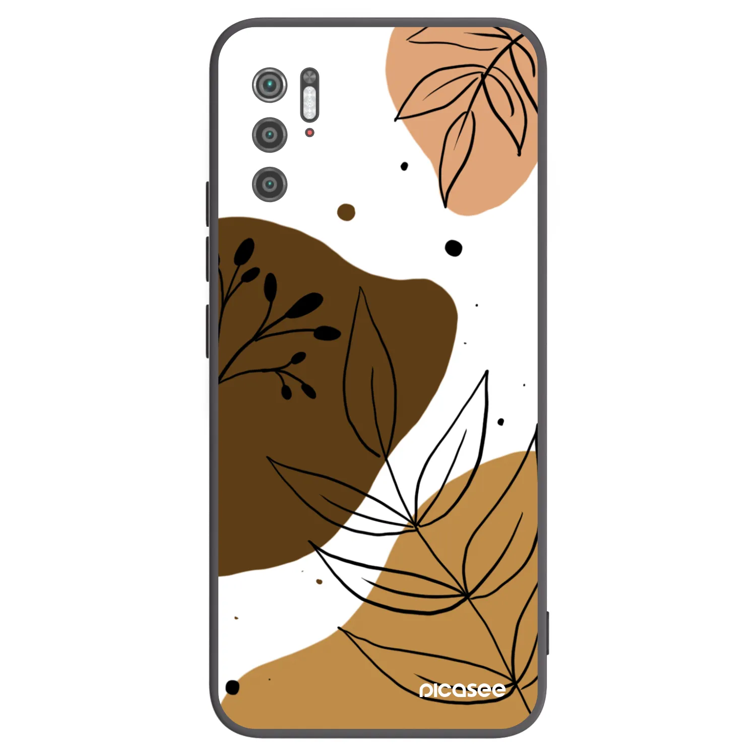 Picasee silikónový čierny obal pre Xiaomi Poco M3 Pro 5G - Boho style