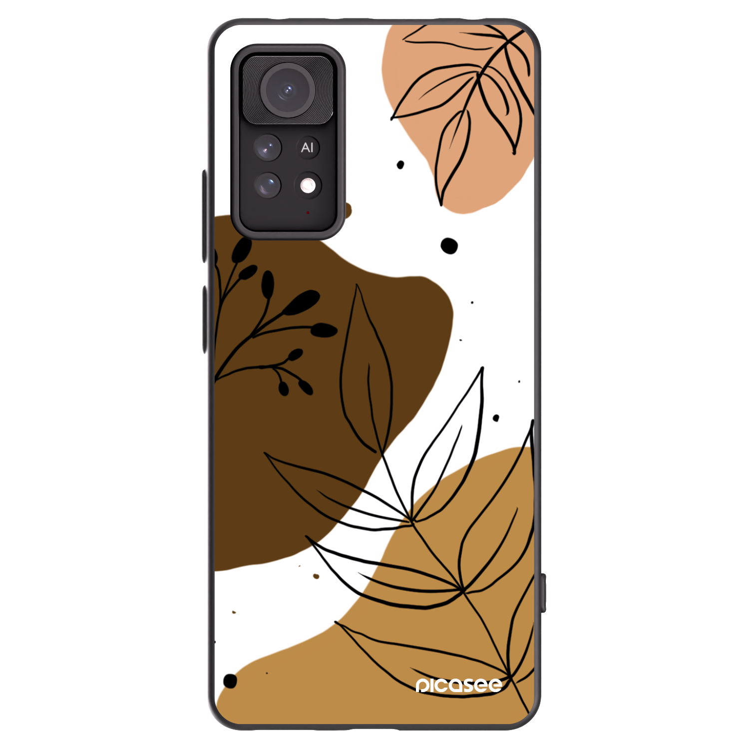 Picasee silikónový čierny obal pre Xiaomi Redmi Note 11 Pro 5G - Boho style