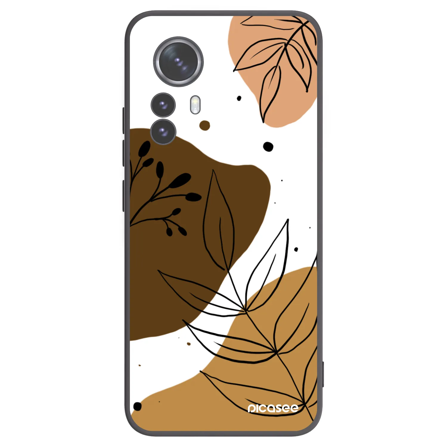 Picasee silikónový čierny obal pre Xiaomi 12 Pro - Boho style