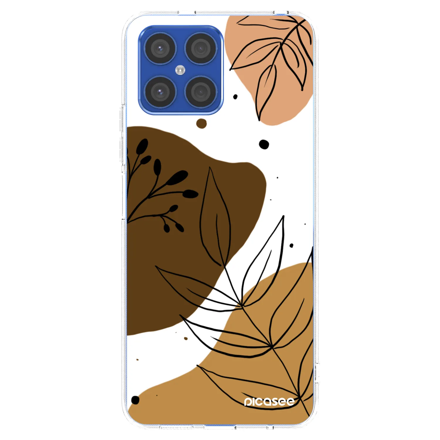 Picasee silikónový prehľadný obal pre Honor X8 4G - Boho style