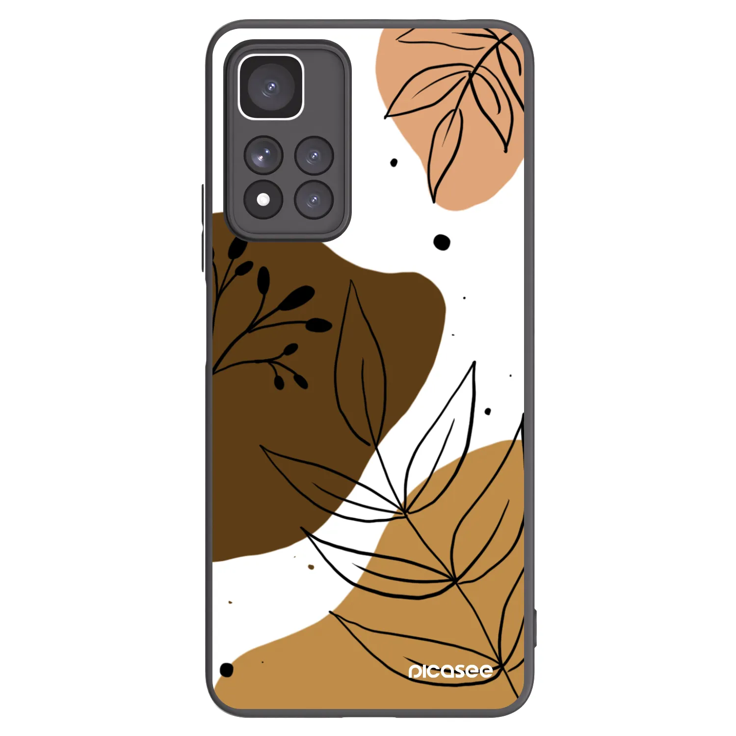 Picasee silikónový čierny obal pre Xiaomi Redmi Note 11 Pro+ 5G - Boho style