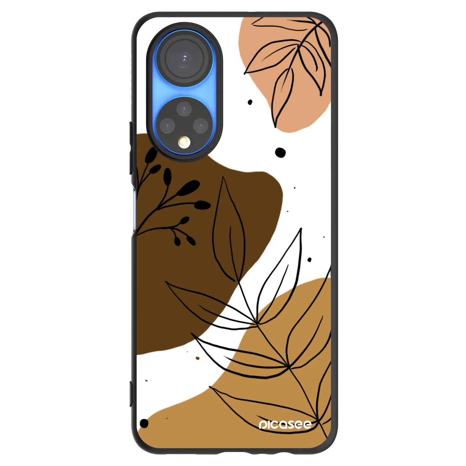 Picasee silikónový čierny obal pre Honor X7 - Boho style