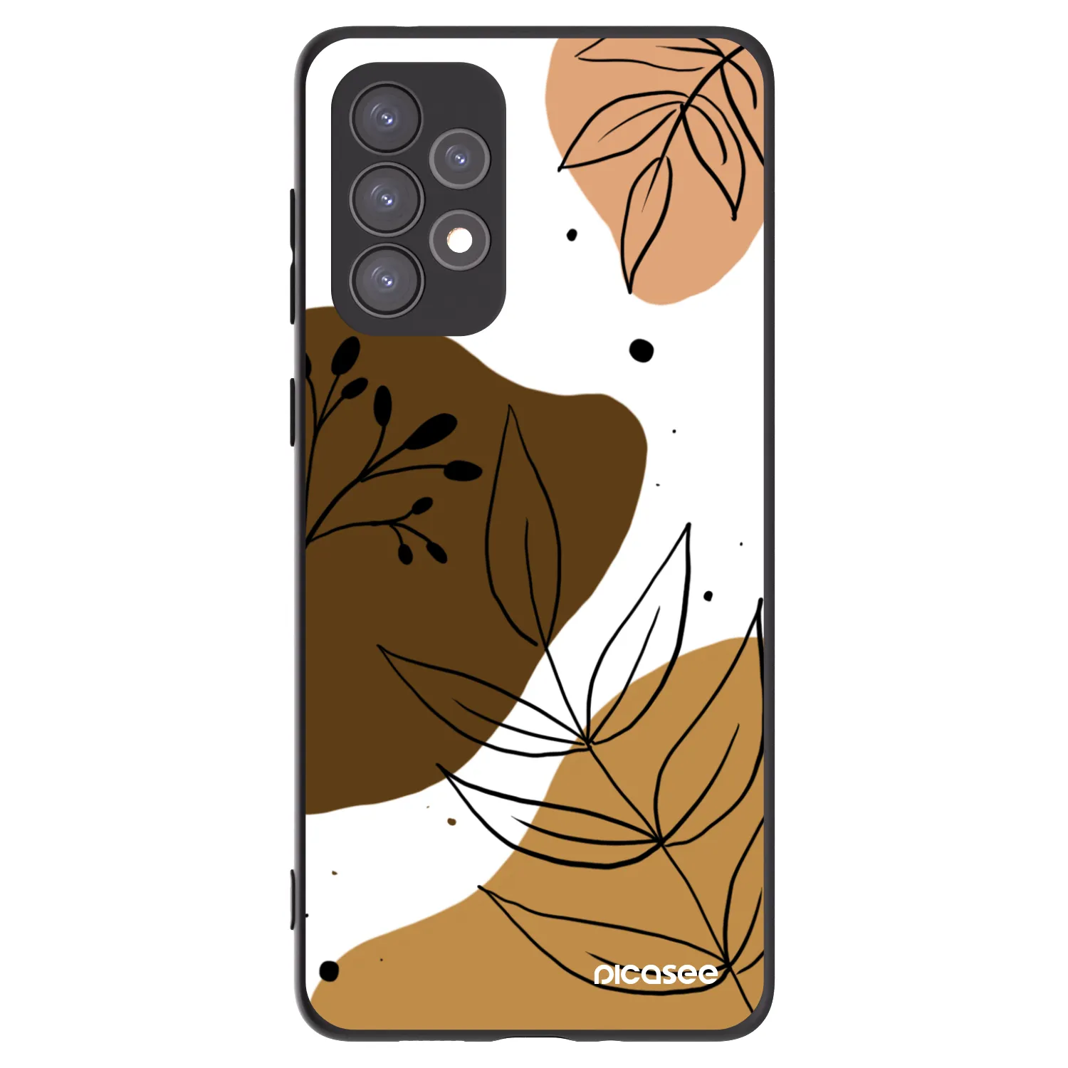 Picasee silikónový čierny obal pre Samsung Galaxy A73 5G - Boho style