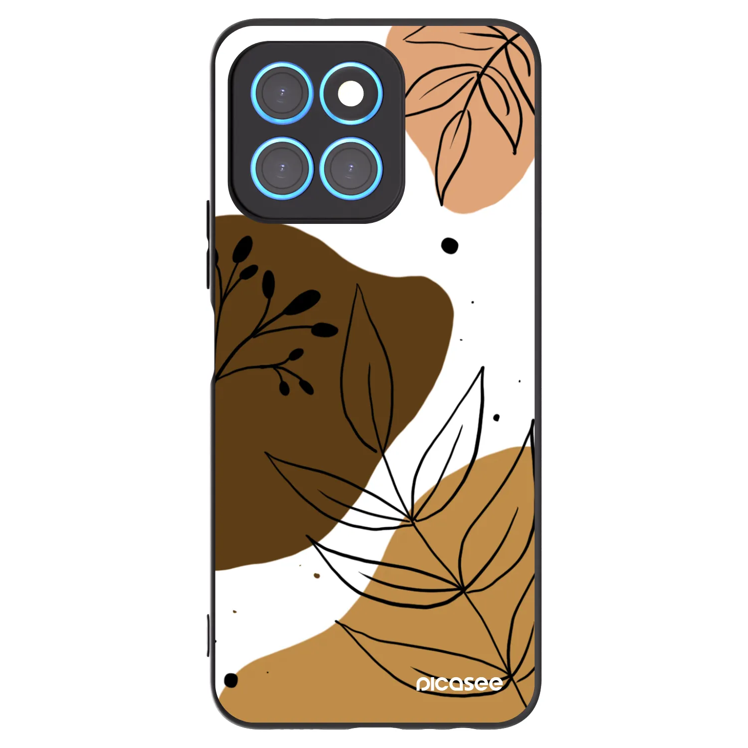 Picasee silikónový čierny obal pre Honor X6 - Boho style