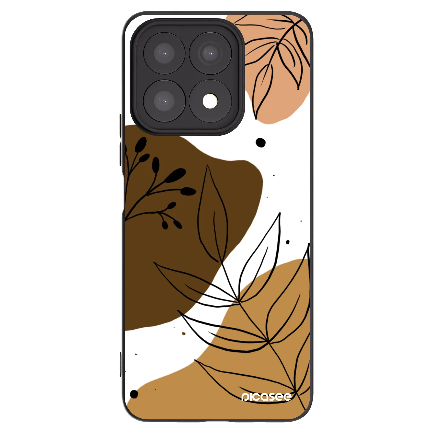 Picasee silikónový čierny obal pre Honor X8a - Boho style