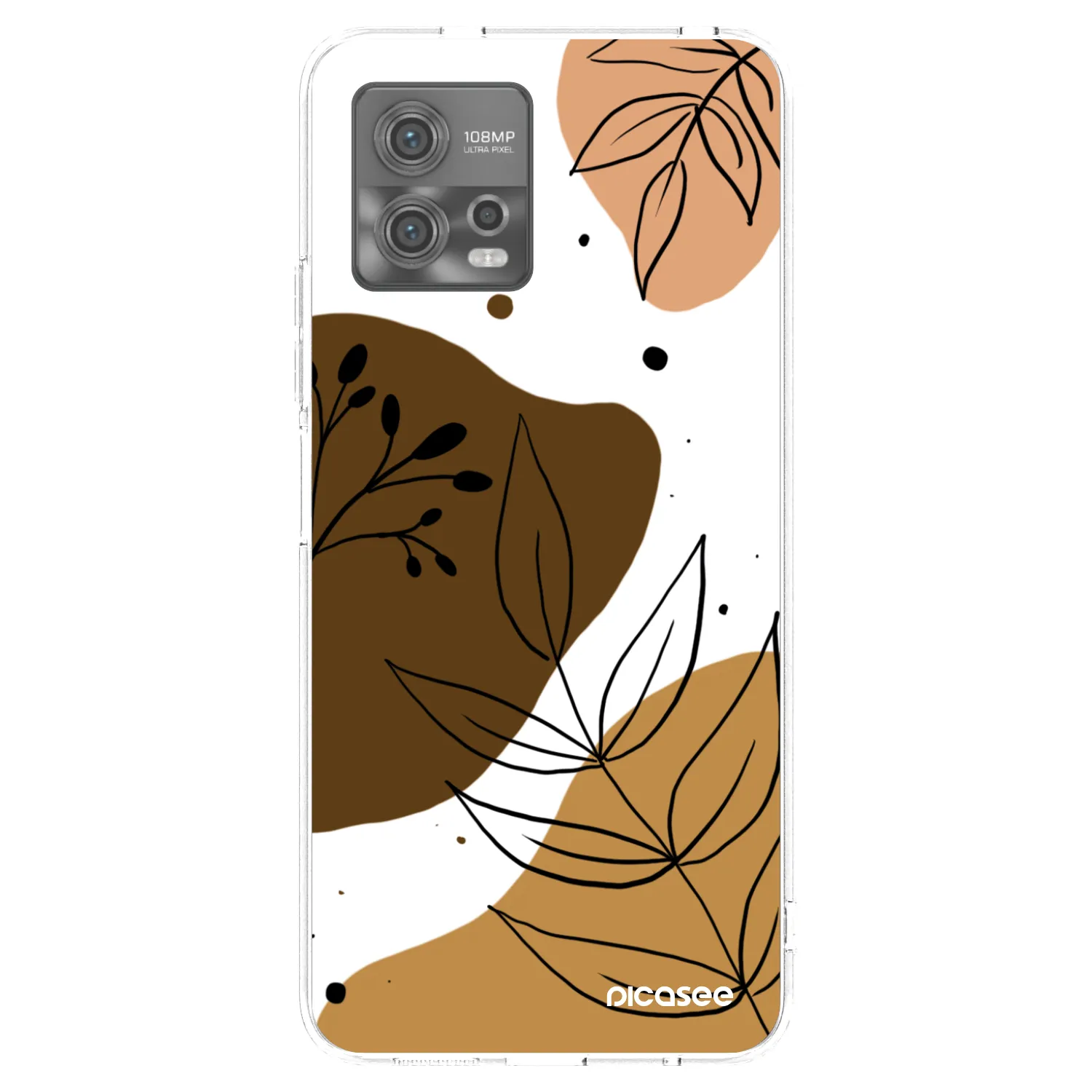 Picasee silikónový prehľadný obal pre Motorola Moto G72 - Boho style