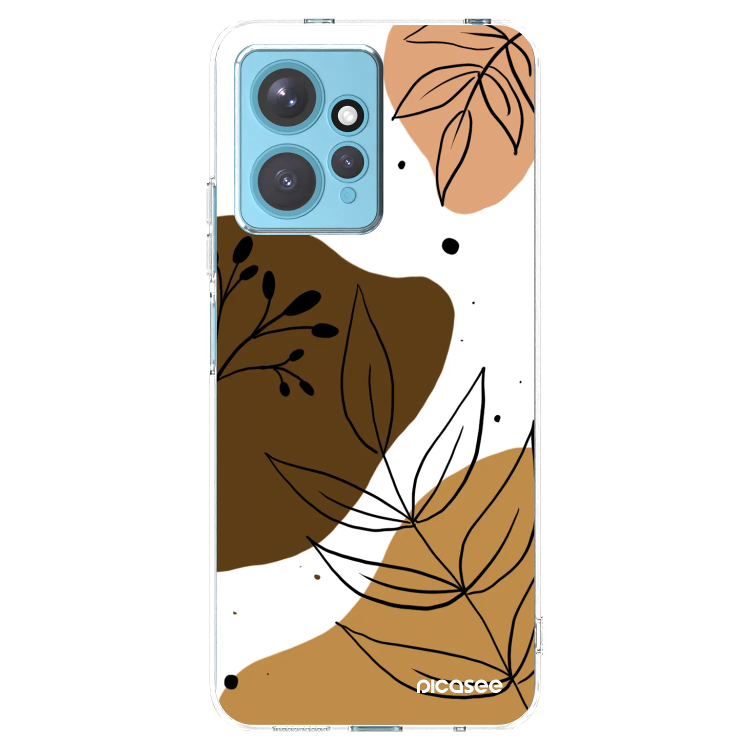 Picasee silikónový prehľadný obal pre Xiaomi Redmi Note 12 4G - Boho style
