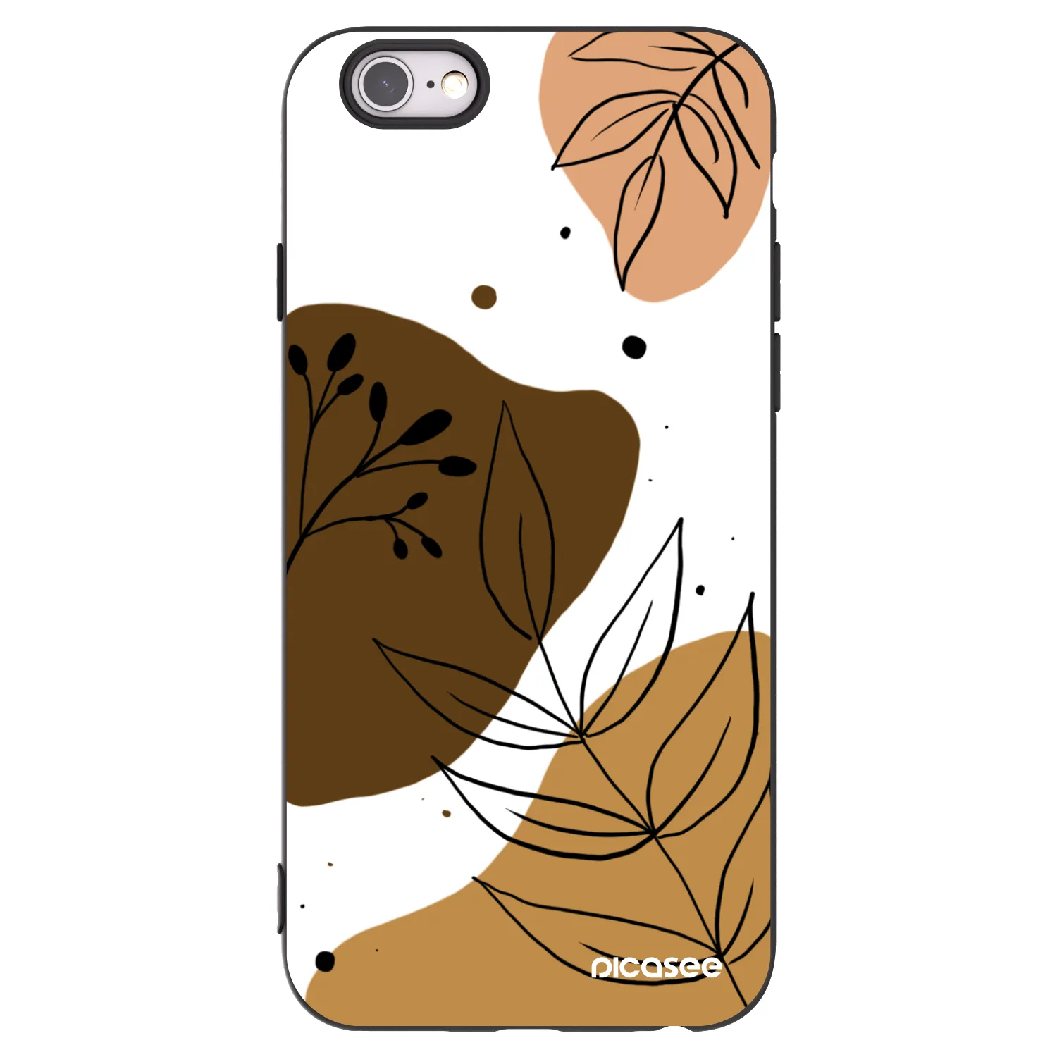 Picasee silikónový čierny obal pre Apple iPhone 6/6S - Boho style